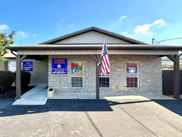 Family Choice Financial storefront in McComb, MS