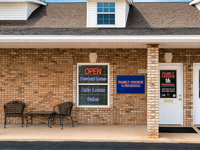 Family Choice Financial storefront in Winchester, TN